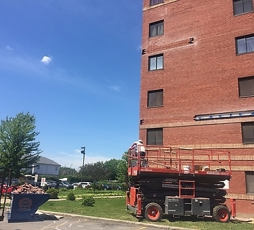 Mur de brique a reparer - Restauration et réparation de mur de brique à Hochelaga-Maisonneuve Montréal